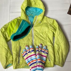 LLBean Girls light weight winter jacket